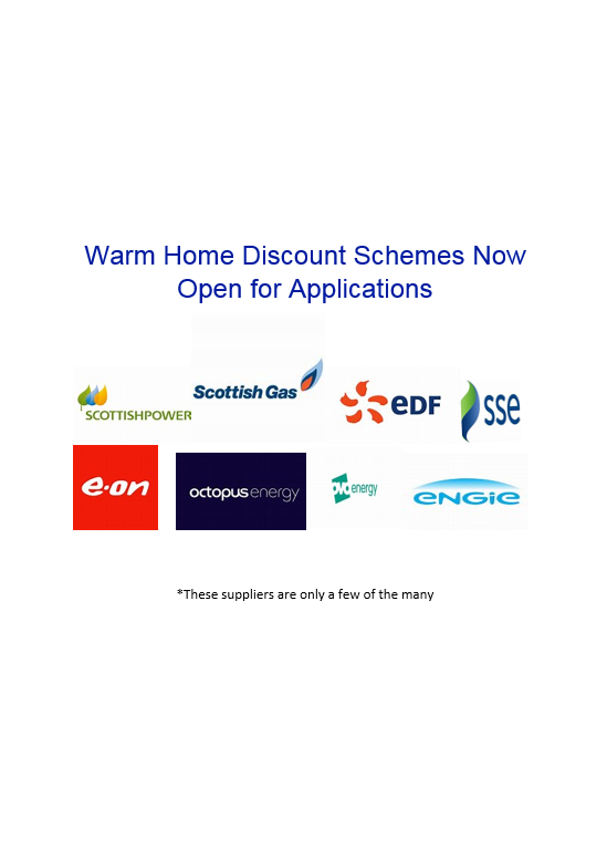 Warm Homes Discount - Noticeboard